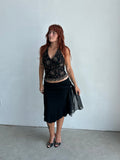 aftershock beaded halter top