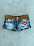 Just Cavalli denim mini shorts