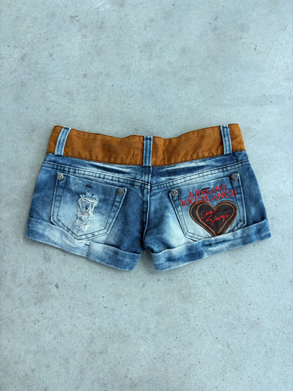 Just Cavalli denim mini shorts