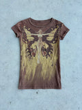 ultra rare 2000s butterfly baby tee