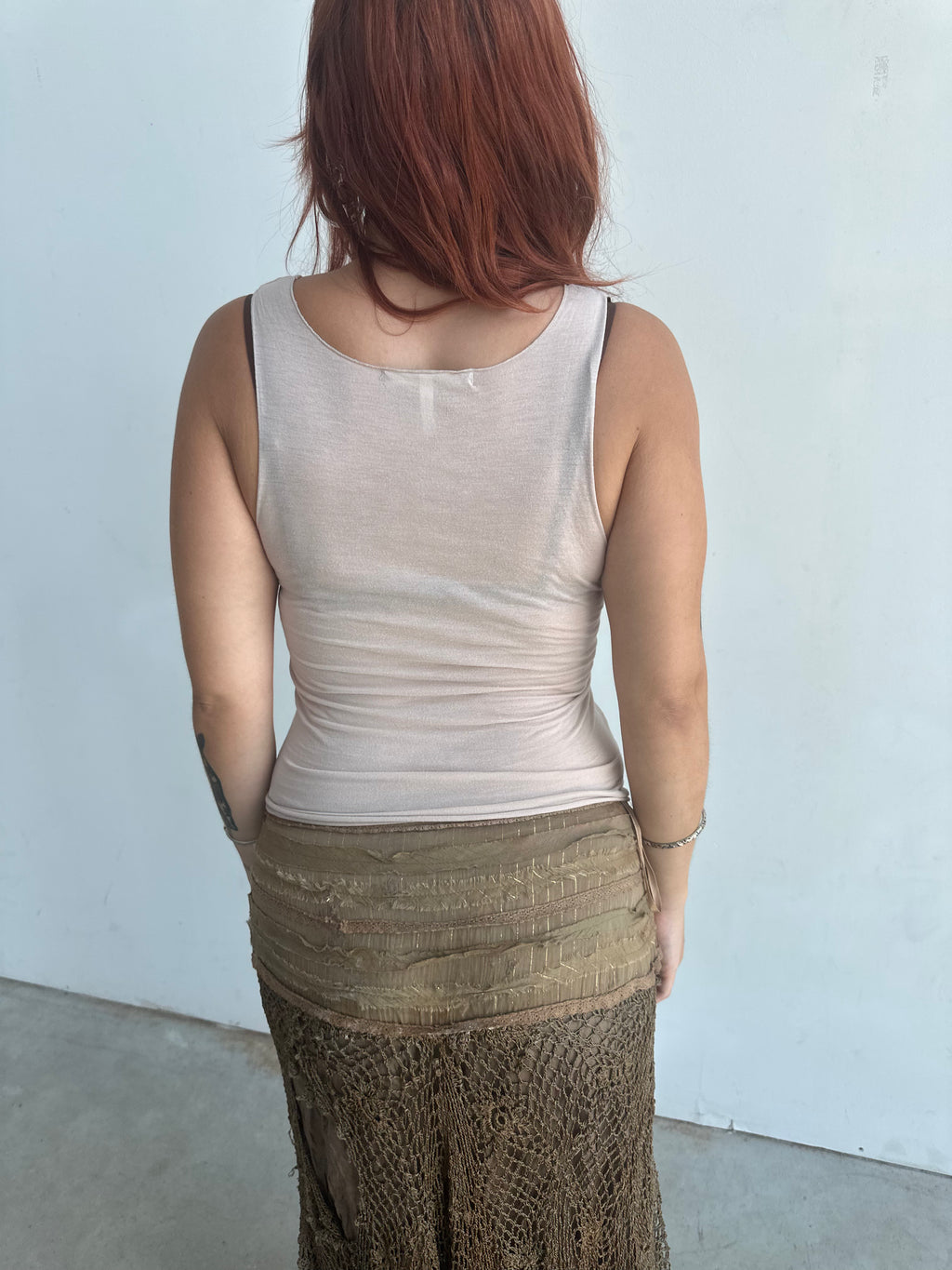 Hale Bob sequin beaded tank top