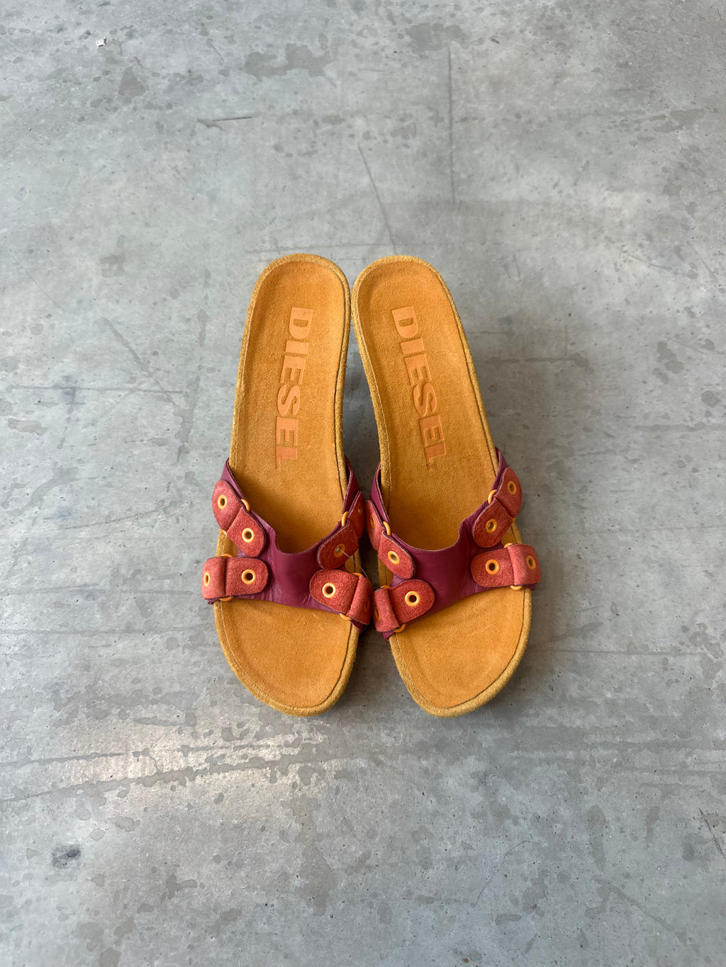 vintage pink diesel heel