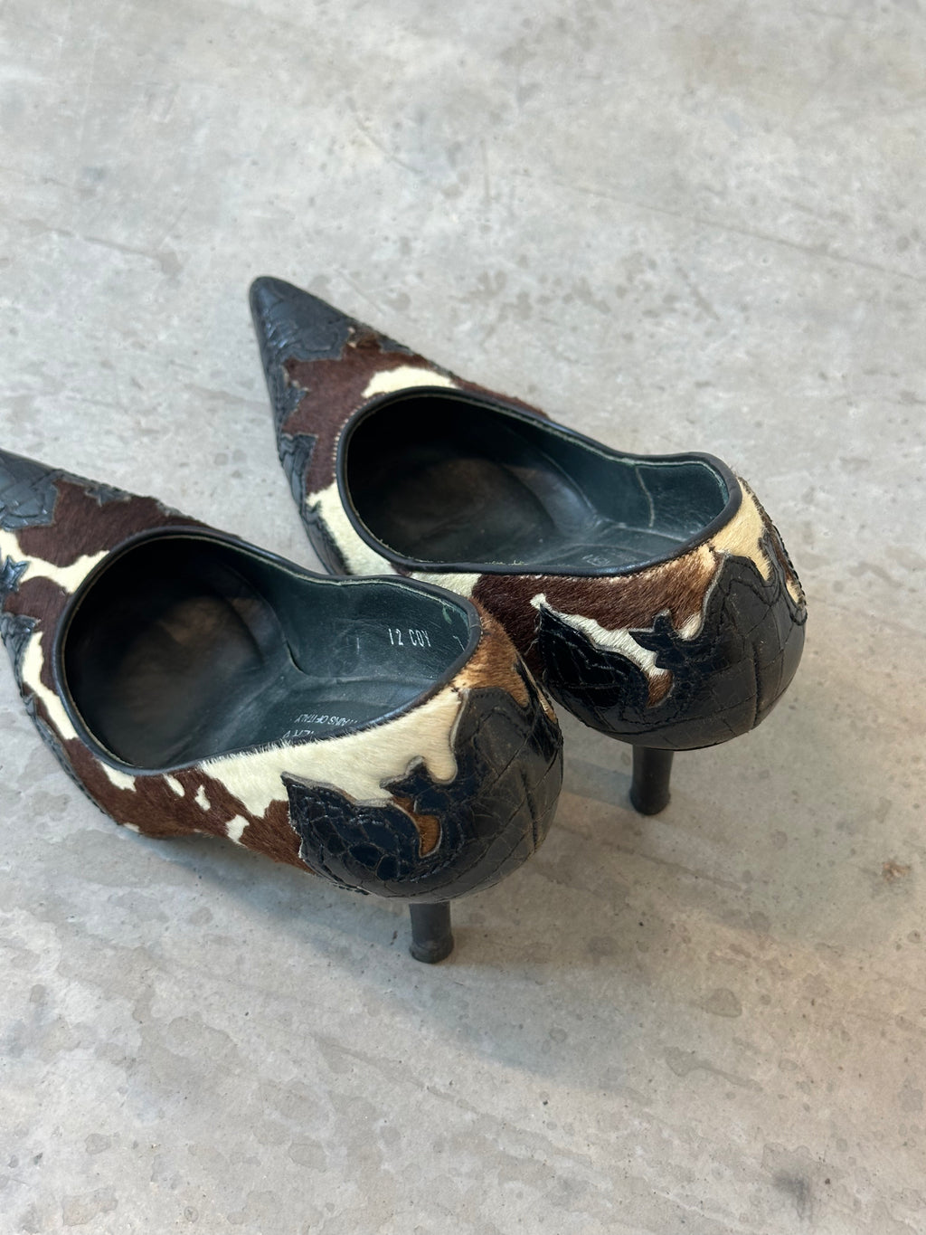 doland j pliner pony hair pumps