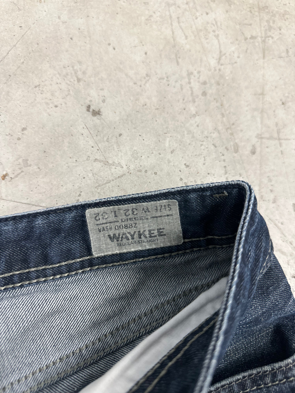 diesel dark wash jeans
