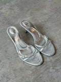 alexander wang silver kitten heels